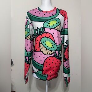 🍓 🥝 🍉Fruit Explosion Crewneck - Oversized